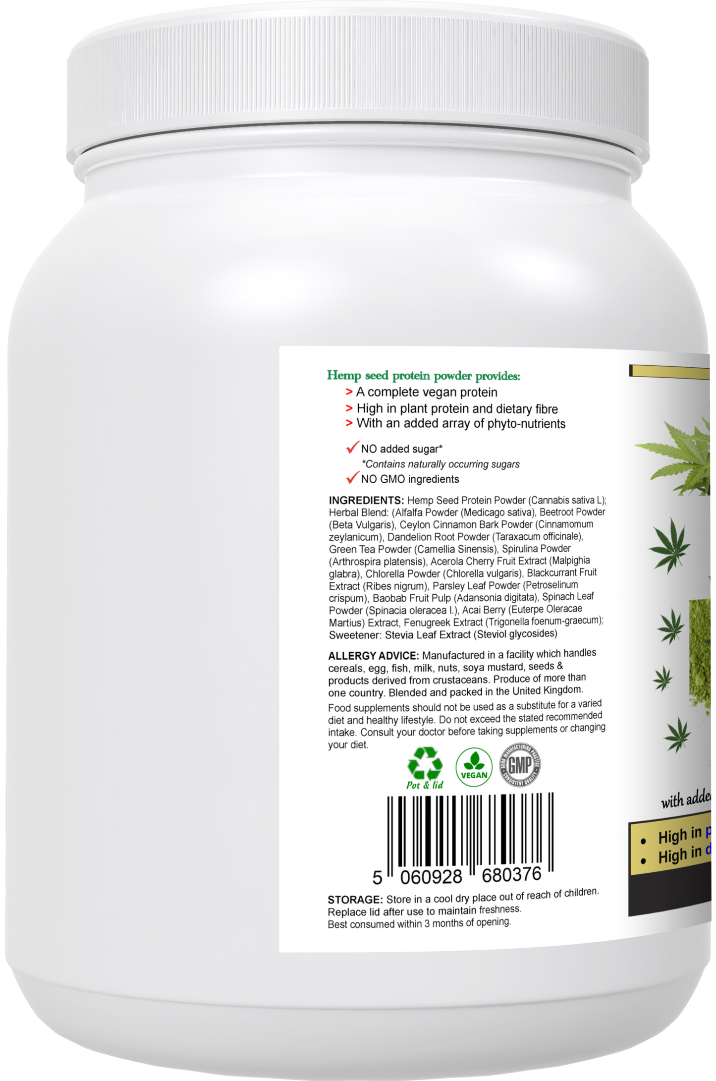 Super Hemp Protein Complex