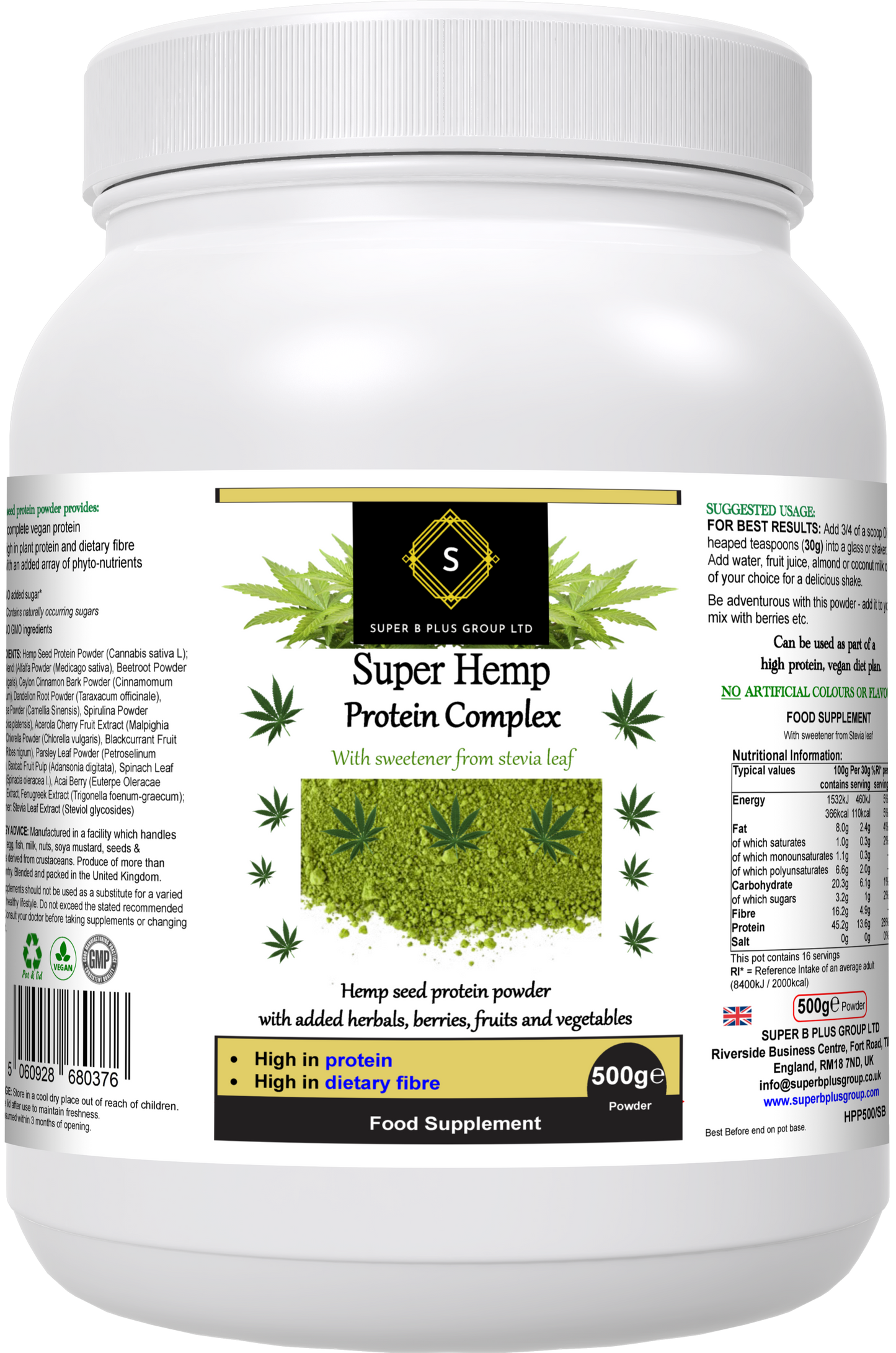 Super Hemp Protein Complex