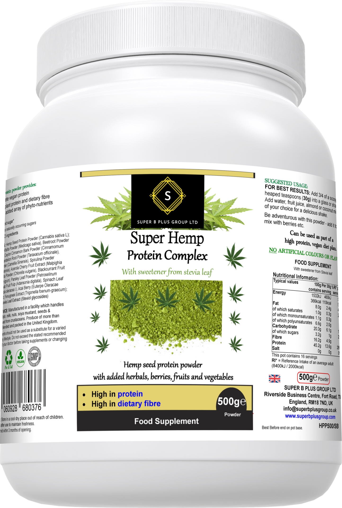 Super Hemp Protein Complex