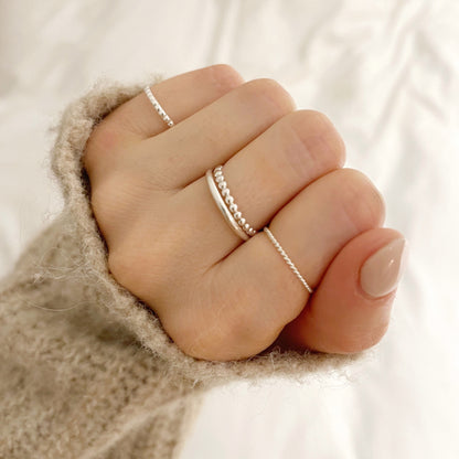 Beaded Stacking Ring