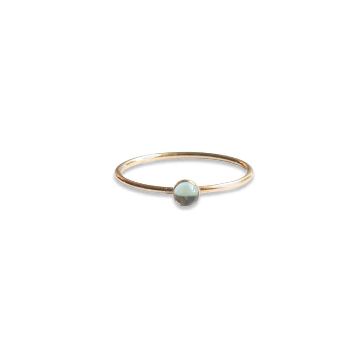 Blue Topaz Dot Stacking Ring