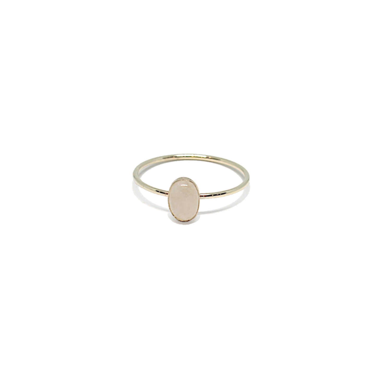 Moonstone Solitaire Ring