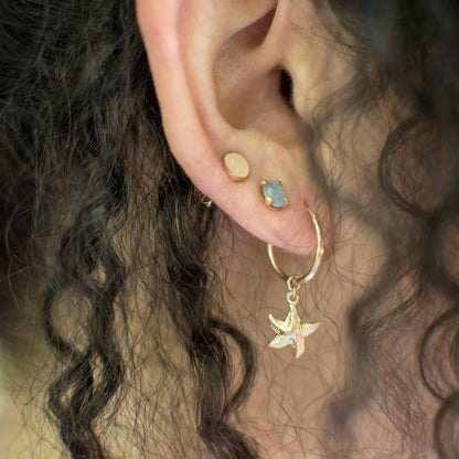 Rose Quartz studs